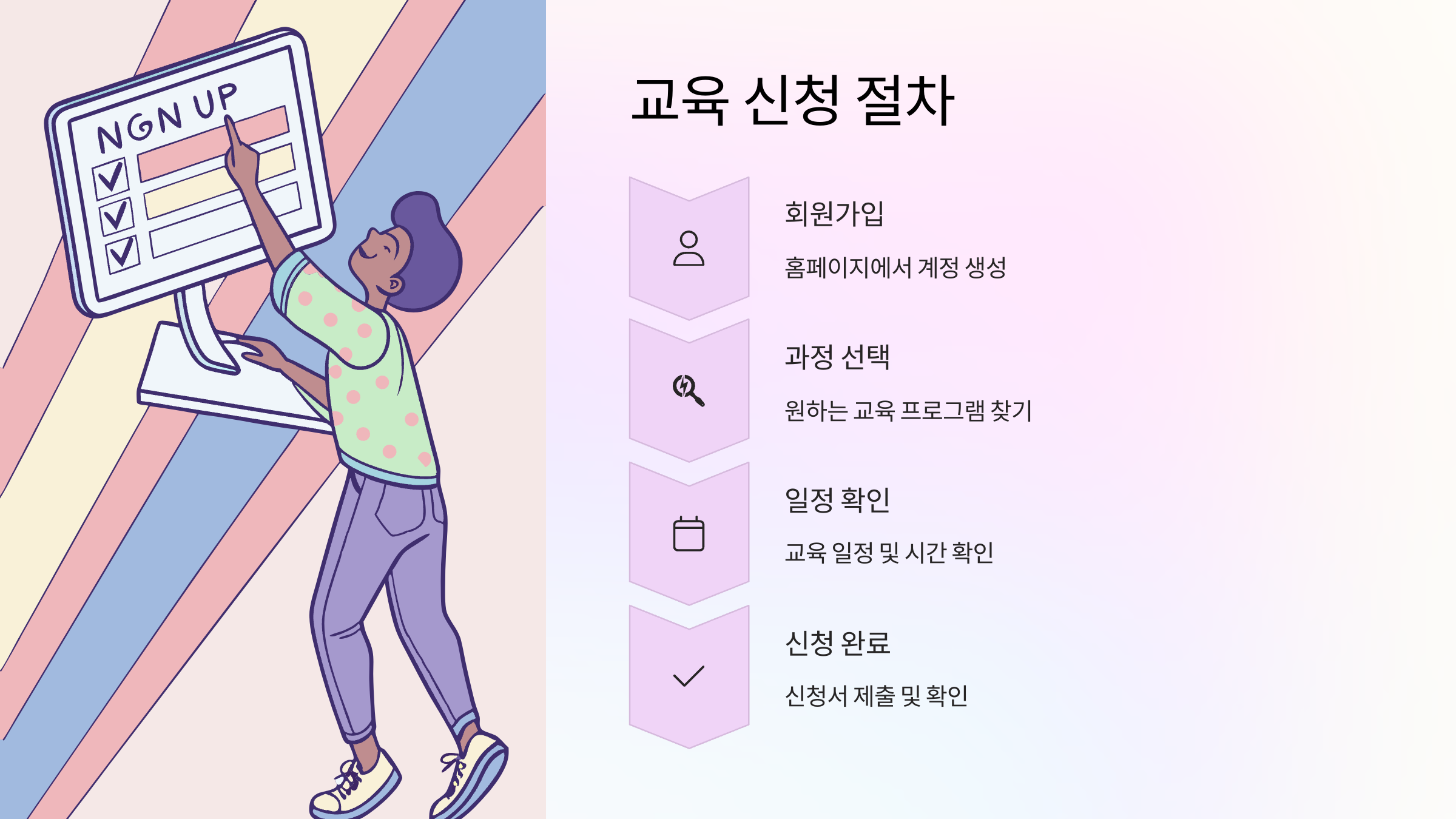 교육신청-절차